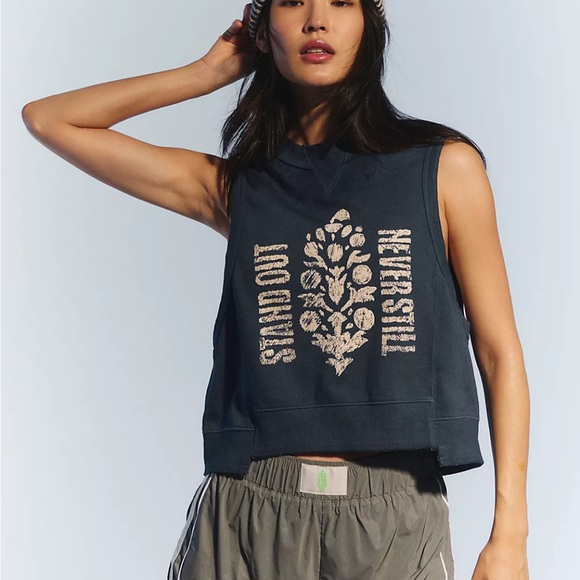 FP Movement by Free People Tops - FREE PEOPLE MOVEMENT INTERCEPT logo sweatshirt tank NWT
